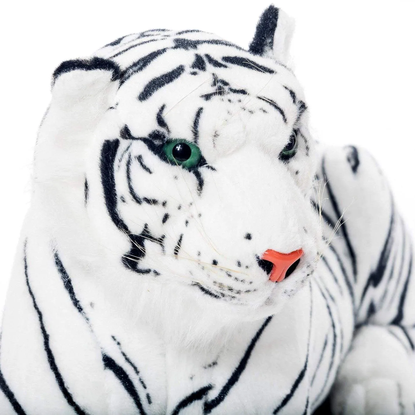 Medium White Tiger Soft Plush Toy