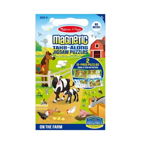 Melissa  & Doug Take Along Magnetic Jigsaw Puzzles