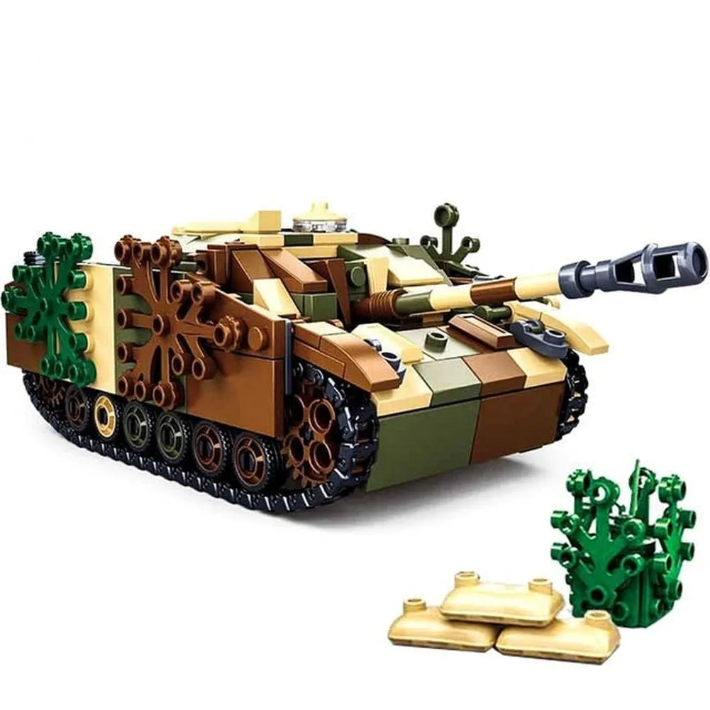 MOC  Compatible  MK WW2 Soldier Tank Army Friends Armored Vehicle MK Building Bricks Classic Moc Blocks Action Figures Toy