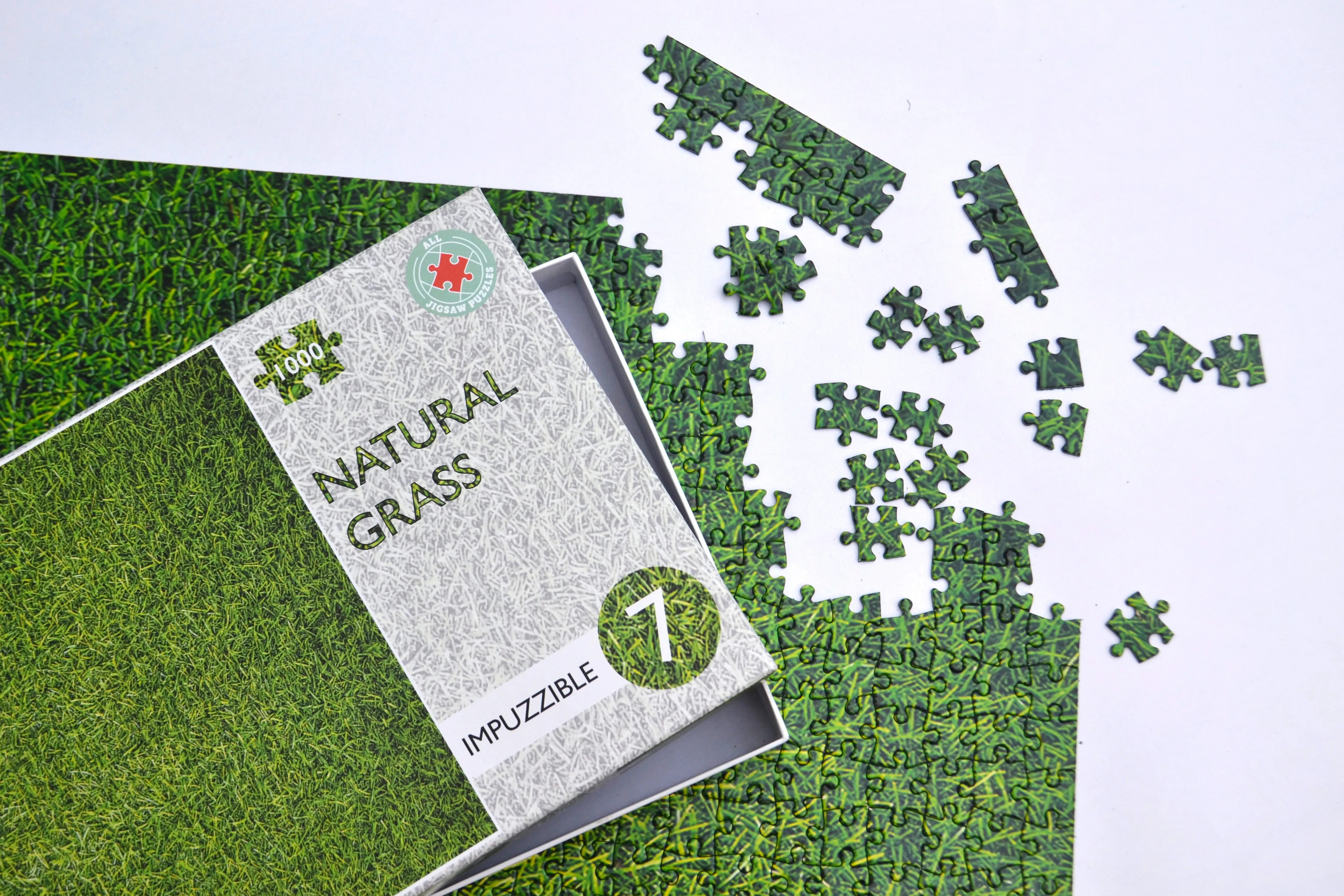 Natural Grass - Impuzzible No.7 - 1000 or 500 Piece Jigsaw Puzzle