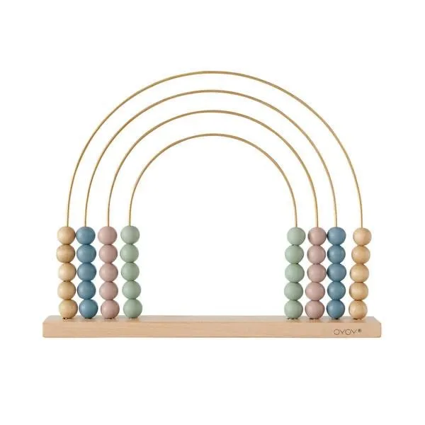 OYOY Mini Abacus Rainbow- Natural