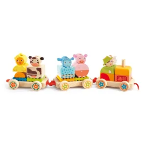 Pull-Along Farm Activity Train