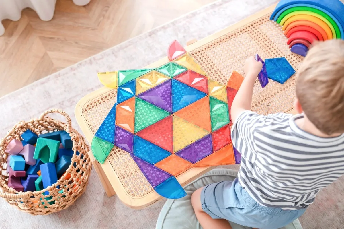 Rainbow Shape Expansion Pack 36 pc - Connetix Tiles