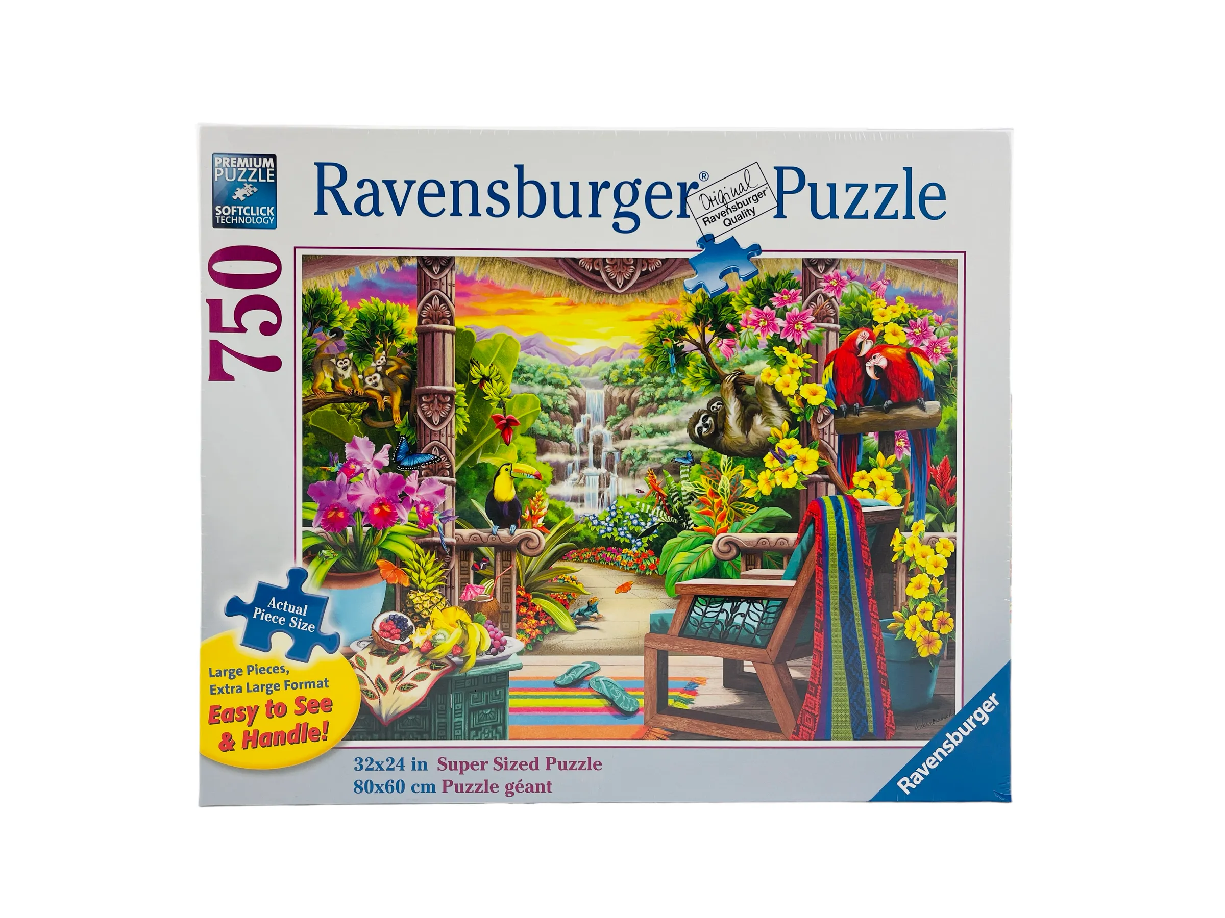 Ravensburger - Tropical Retreat 750 Extra Large Format piece puzzle