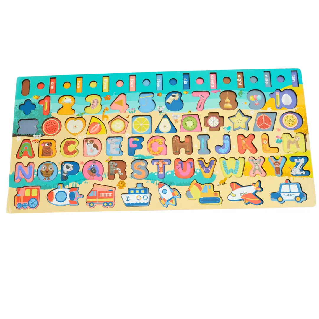 Seven in one Traffic Matching Board for Kids