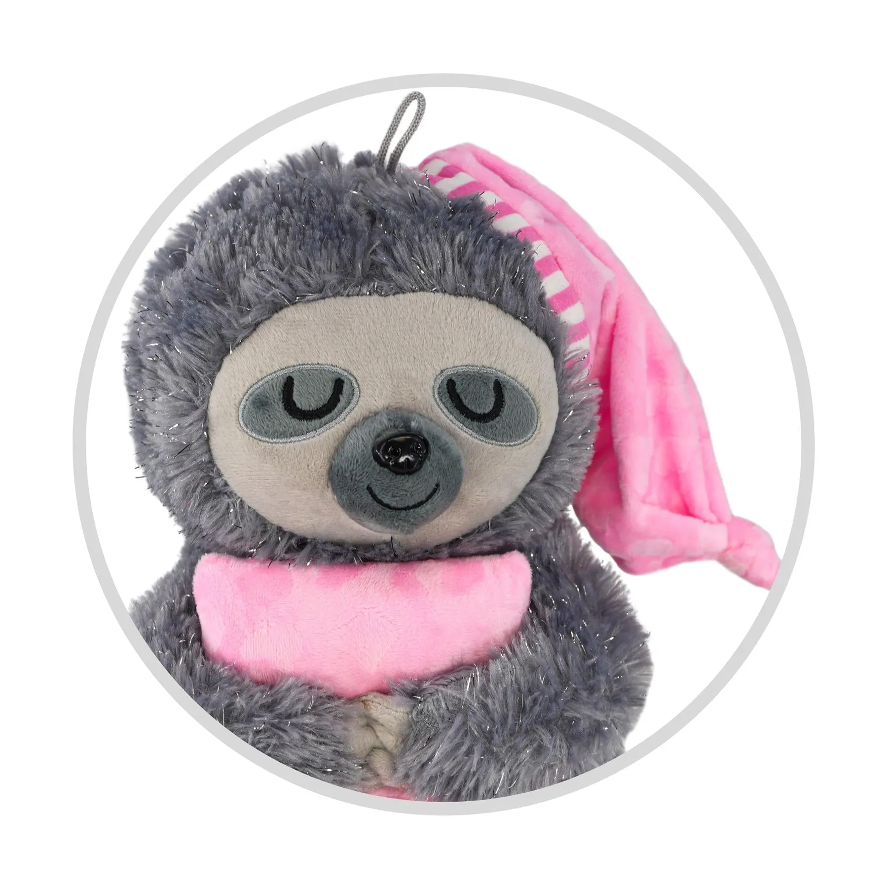 Sloth Plush Toy Stuffed Animal  Baby Gift Pink