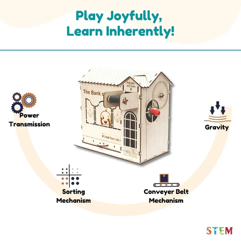 STEM Coin Sorter Mechanical Piggy Bank
