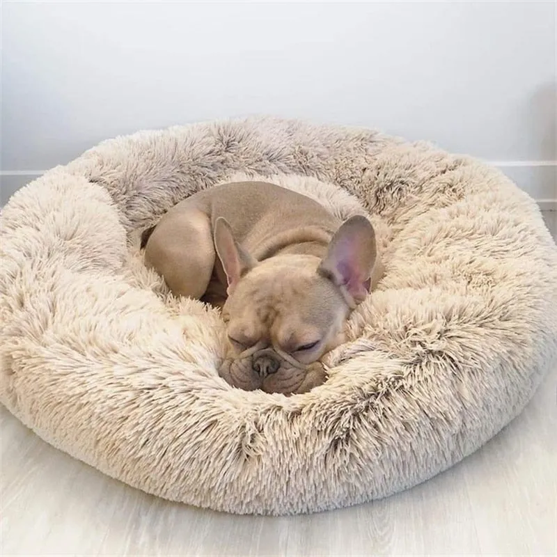 Super Fluffy Plush Warm Comfortable Soft Calming Dog Bed