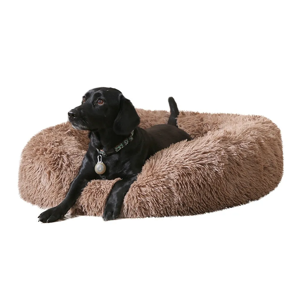 Super Fluffy Plush Warm Comfortable Soft Calming Dog Bed