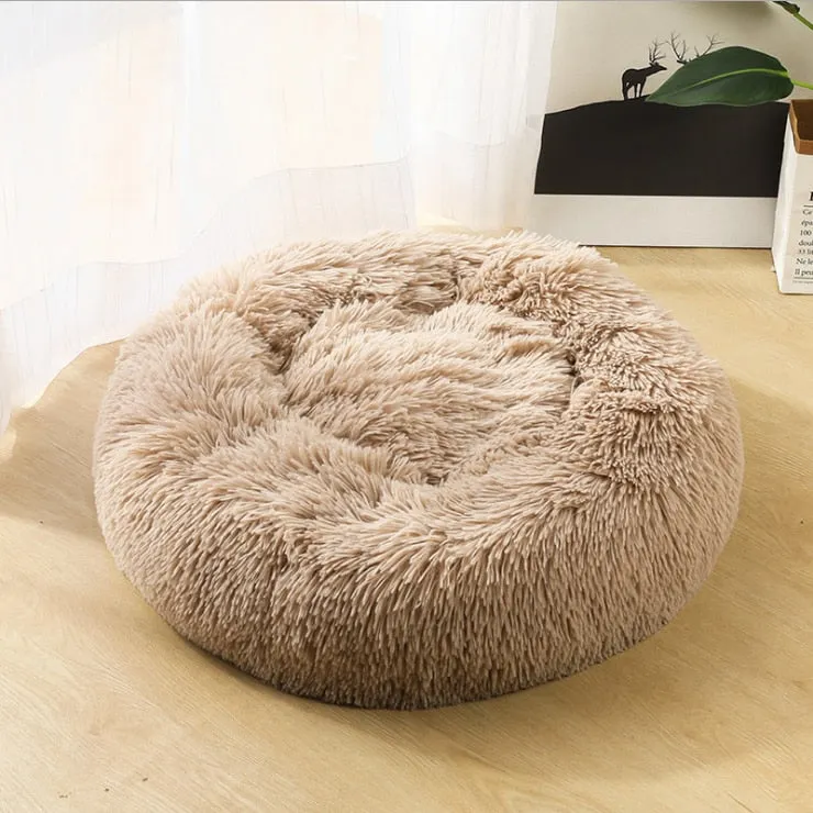 Super Fluffy Plush Warm Comfortable Soft Calming Dog Bed