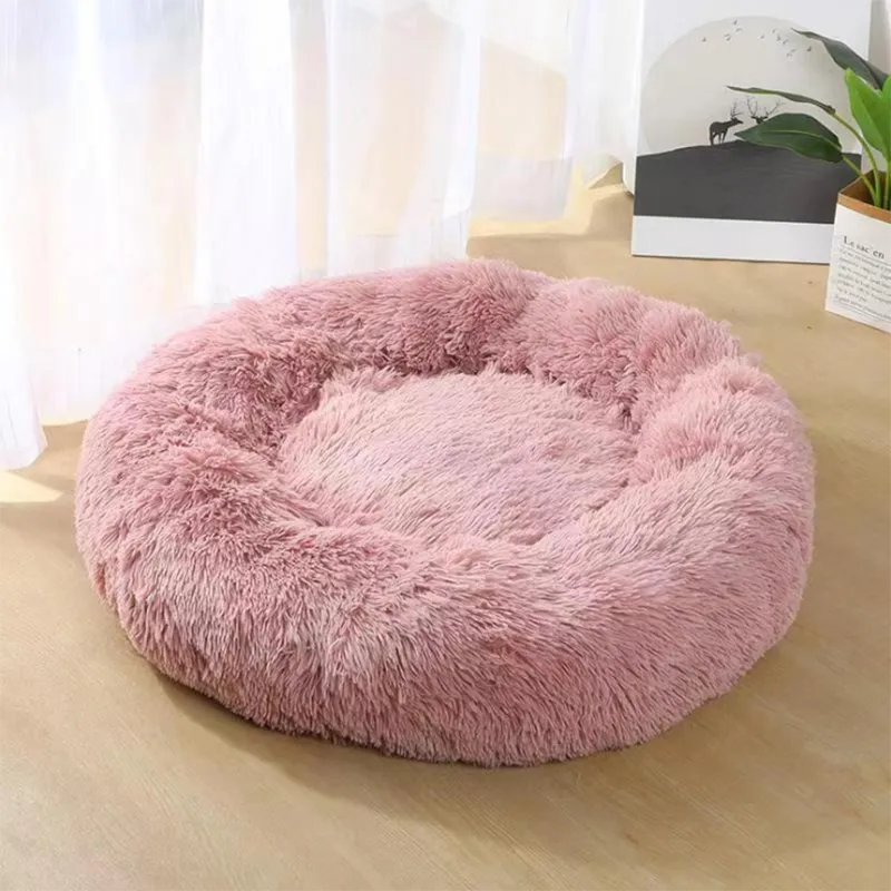 Super Fluffy Plush Warm Comfortable Soft Calming Dog Bed