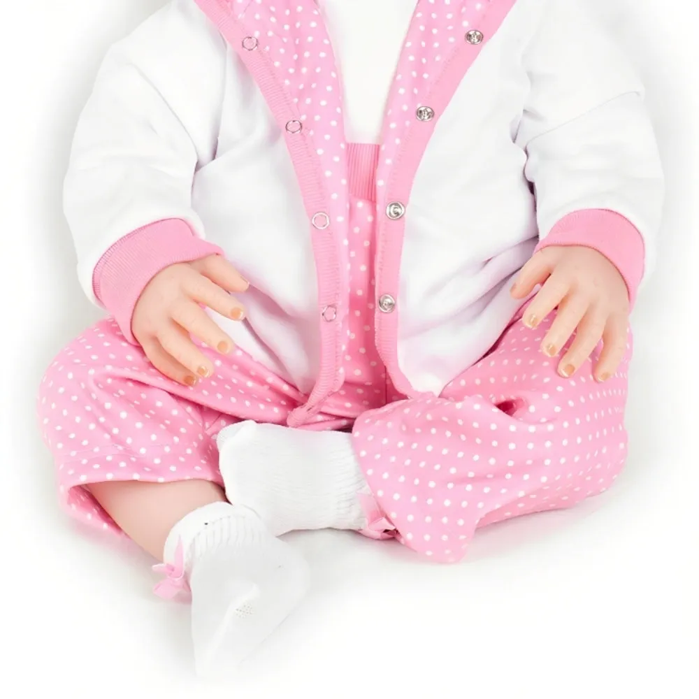 The Ashton-Drake Galleries Lauren's Day At The Park Handcrafted RealTouch® Vinyl Skin Cloth Poseable Body and Adorable Ensembles Baby's Day Out Baby Doll Collection Issue #2 by Master Doll Artist Jannie DeLange 19-inches