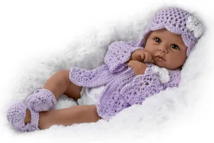 The Ashton - Drake Galleries Tiana Goes to Grandma's Lifelike So Truly Real® African American Black Baby Girl Doll with Soft RealTouch® Vinyl Skin by  Master Doll Artist Linda Murray 18"-Inches