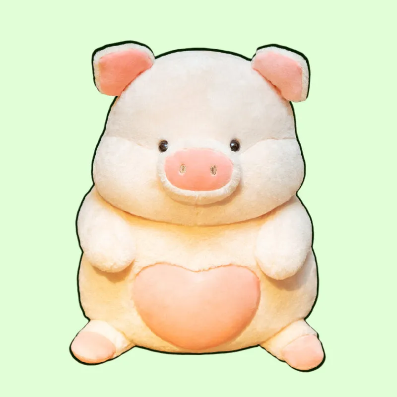 The Loveable Pig Plushie with a Heart