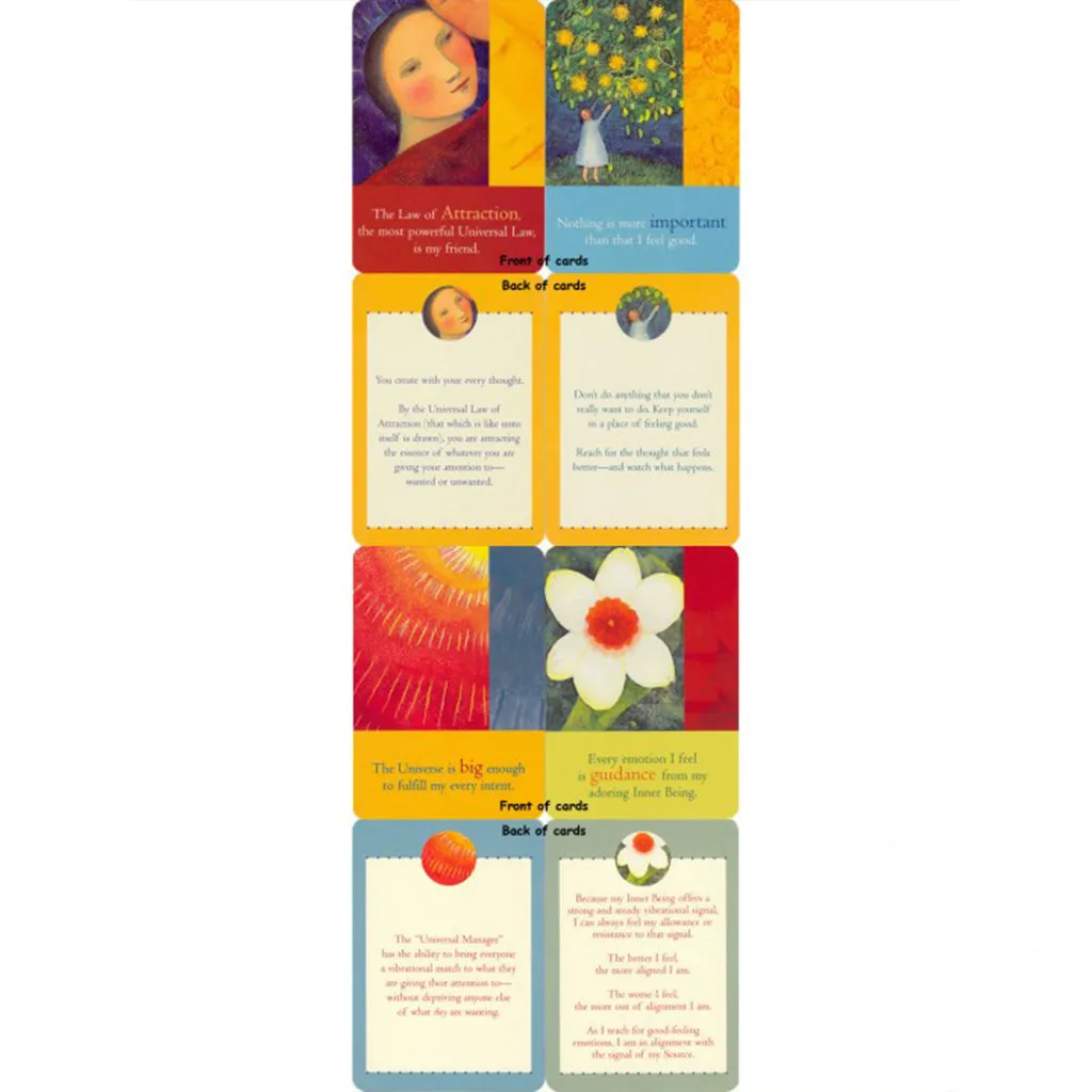 The Teachings of Abraham Well Being Cards