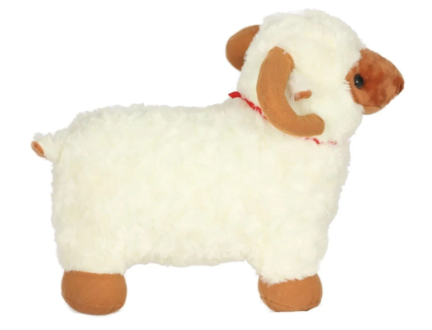 Tickles Cute Sheep Soft Stuffed Plush Animal Toy for Kids Birthday Gift (Size: 28 cm; Color: White)