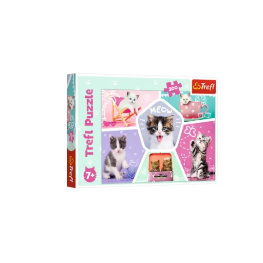 Trefl 200 Piece Puzzle Feline pranks