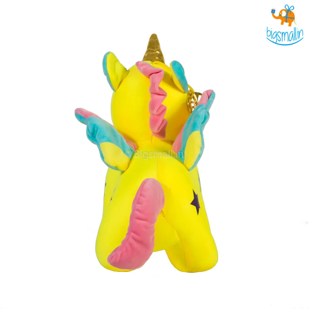 Unicorn Plush Toy with Clasp Holder