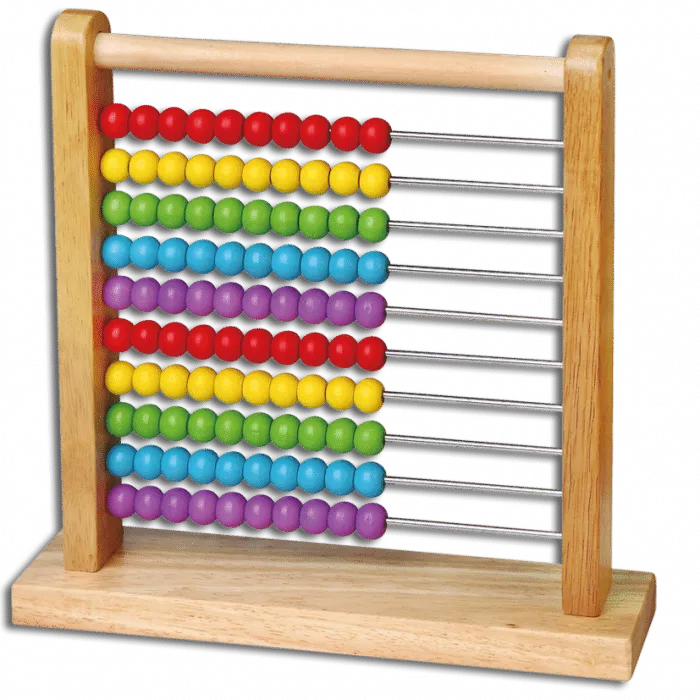 Wooden Abacus: 100 Beads