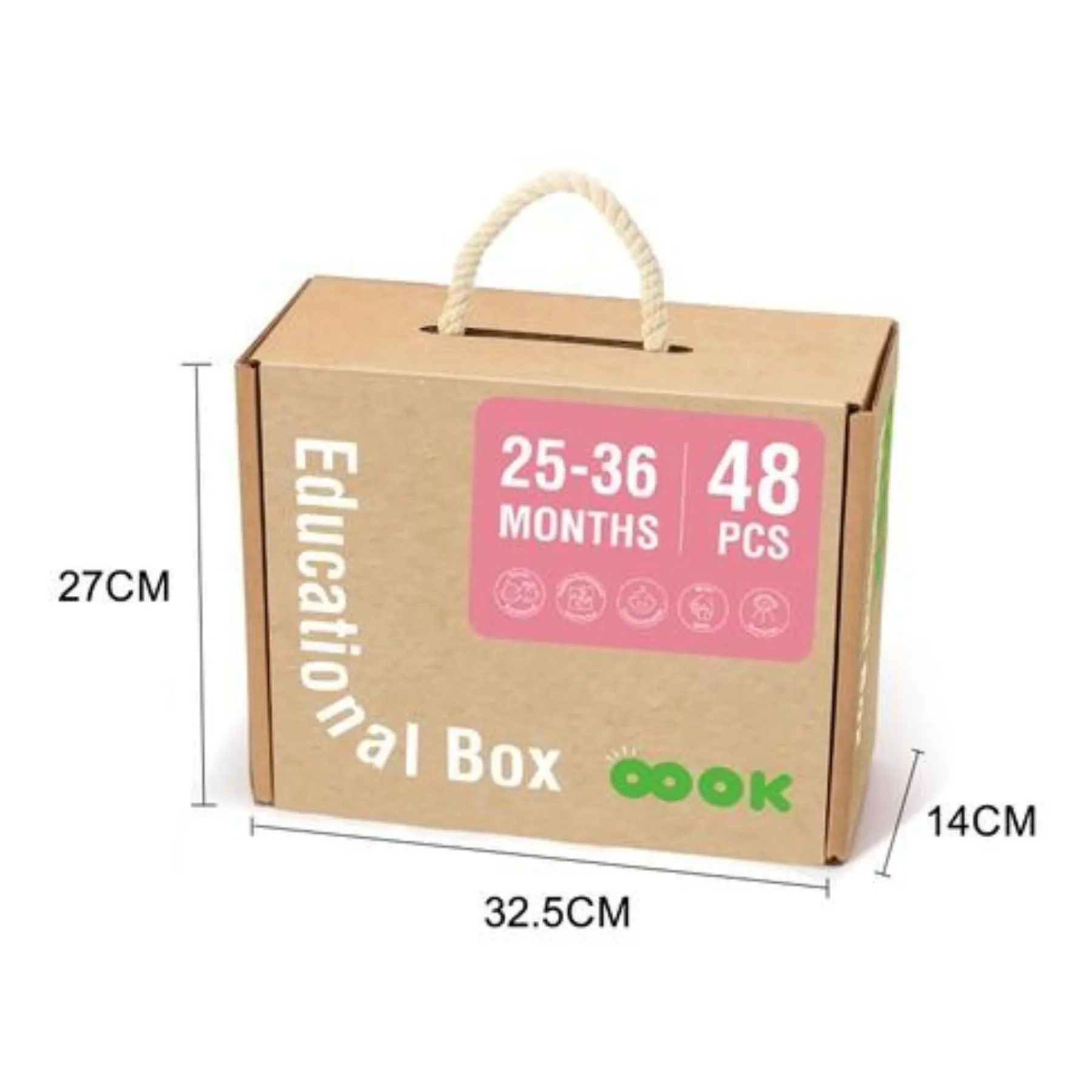 Wooden Educational Box, 25-36 Months