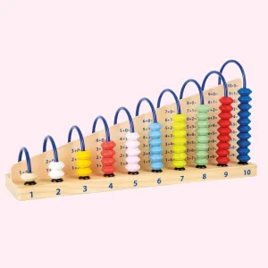 Wooden Montessori Large Counting Loop Bead Abacus