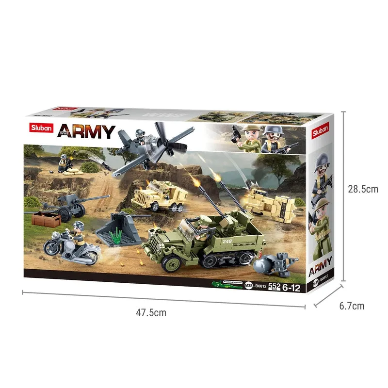 World War 2 Gift Set Building Block - (552 Pcs)