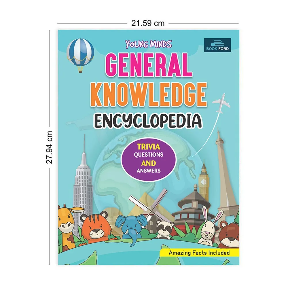 Young Minds Encyclopedia - Set of 2 Books - General Knowledge and Space Encyclopedia For Kids